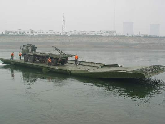 Interior Bay Weights 10t Floating Pontoon Bridge Ferrying Raft