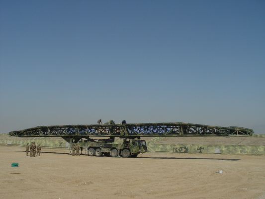 Steel 17-51m Temporary Bridge Mechanized Reusable