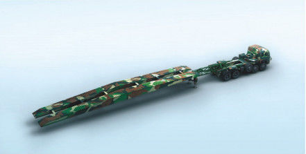 आपातकालीन बचाव उपकरण मैकेनाइज्ड ब्रिज 21 मीटर लंबा, 60 टन की क्षमता और तैनाती के लिए दूरस्थ नियंत्रण संचालन के साथ