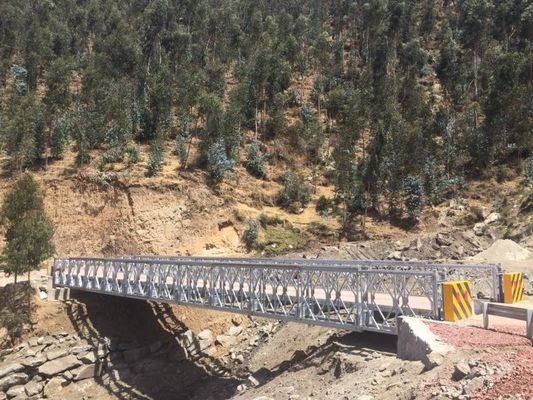 मानक AASHTO HL-93 भार वहन करने वाला स्टील मॉड्यूलर ब्रिज
